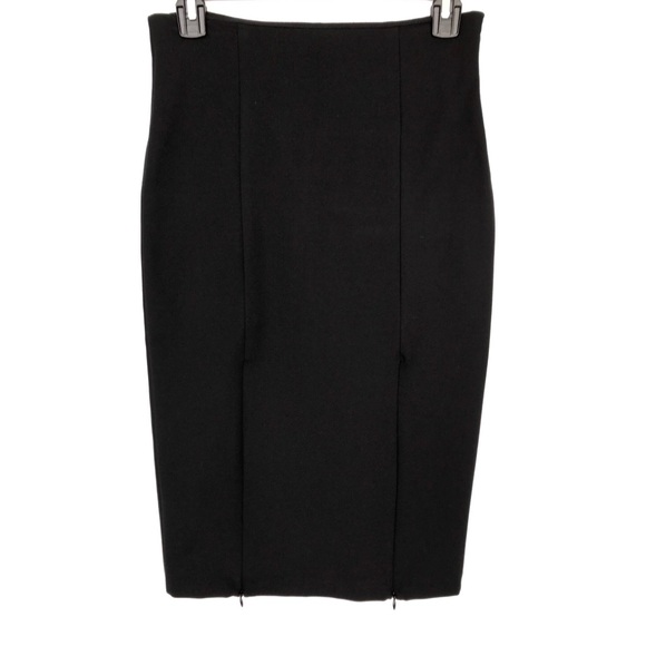 POTTER’S POT Dual Zip Slit Skirt | Black - Picture 3 of 6
